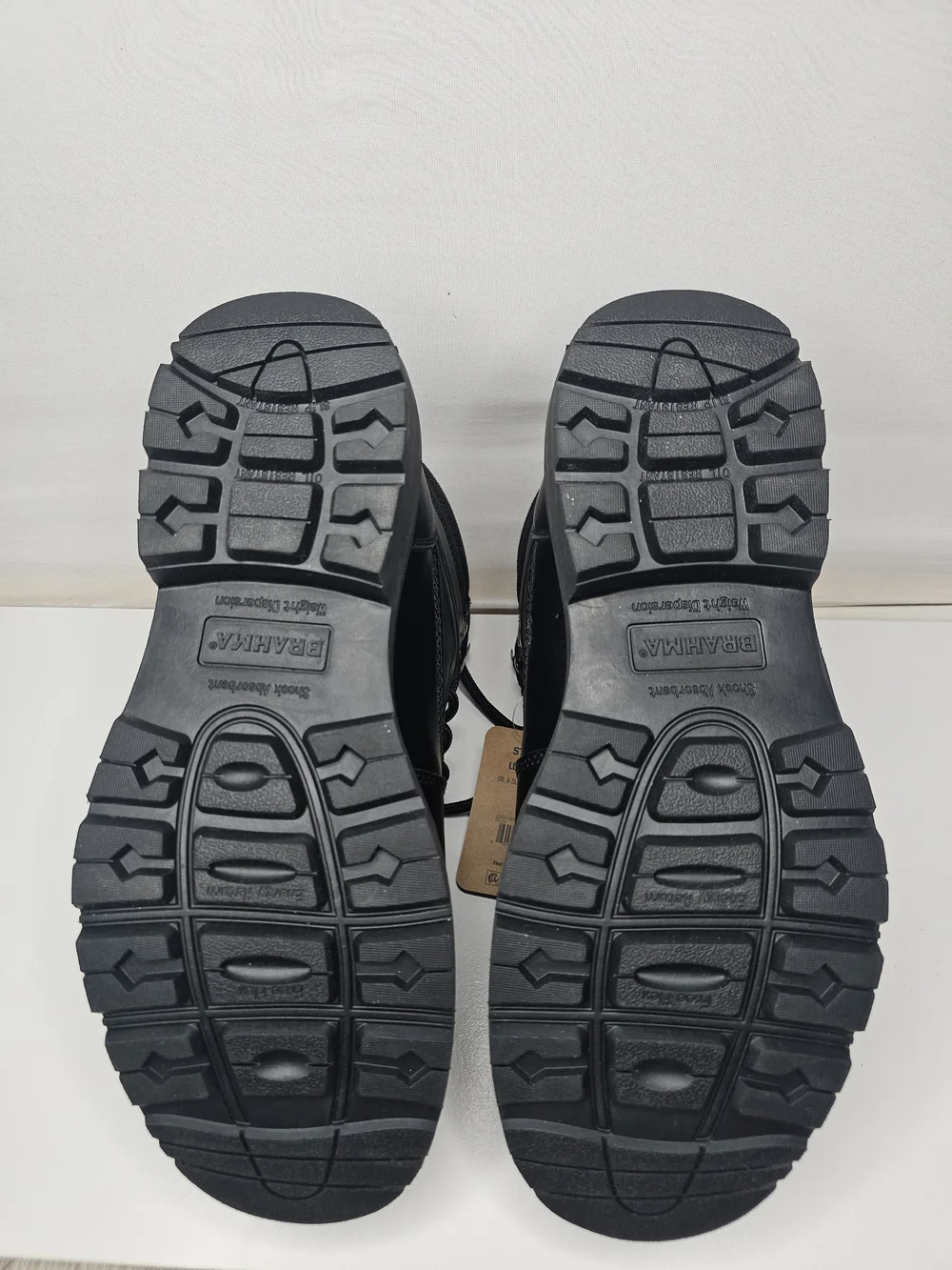 NWT Brahma Gus Steel Toe Black Leather Work Boots Men’s 11W